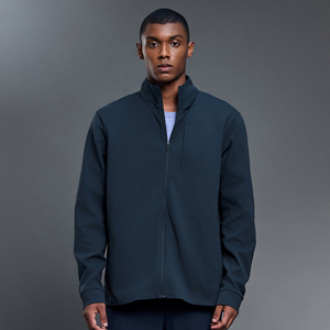 <b>Mens</b> Modern Workout <b>Jacket</b> Breathable Fitness Sportswear <b>Lightweight</b> Running Training Top Zip Front Athletic Outerwear - Product Image 5