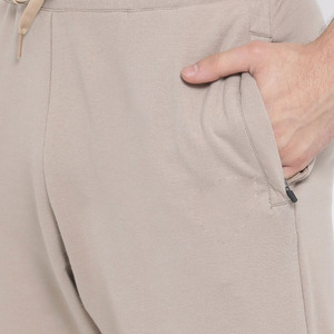 Men's Beige Tracksuit Set Full <b>Zip</b> <b>Hooded</b> Long Sleeve Solid Color Breathable Polyester Casual Autumn Wear Tracksuit For Sale - Product Image 5
