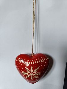 Adorno de Compromiso en Forma de Corazón de Vidrio Hecho a Mano, Diseño de Eucalipto, Ecológico, Alta Calidad, 6 Colores, Transferencia Térmica - Product Image 5