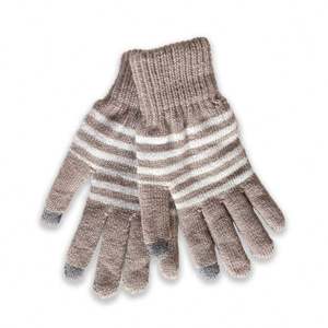 Mitaines de sport d'hiver Chic Seeker pour enfants de 2 à 6 ans – Adorables mitaines rayées en acrylique/coton pour garçons et filles, longueur poignet, idéales pour le ski, les activités de plein air et les fêtes, offrant une chaleur optimale - Product Image 3