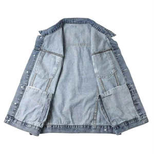 Chaleco vaquero de color sólido, informal, de alta calidad, de secado rápido, sin mangas, estilo casual, para hombre. - Product Image 4