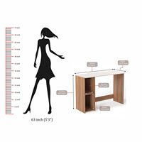 Bureau d'étude Mallium avec étagère pour usage professionnel