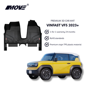 Alfombrillas de vehículo para todas las estaciones sin olor de TPE de alta calidad directas de fábrica para VinFast VF3 2024 + alfombrillas duraderas para coche - Product Image 2