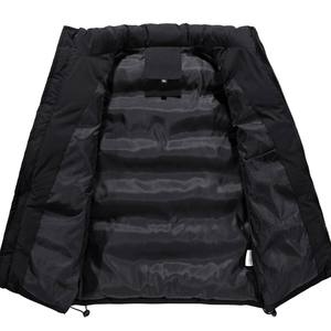 2026 New Design Fashion <b>Winter</b> Custom Logo Puffer <b>Vest</b> Insulated Warmer Stand Collar <b>Men's</b> <b>Vest</b> Sleeveless <b>Mens</b> Puffer Jackets - Product Image 4
