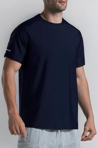 Camiseta Deportiva Vintage de Secado Rápido para Hombre, Cuello Alto Elástico, Color Sólido, 180g, para Gimnasio y Actividades al Aire Libre - Product Image 3