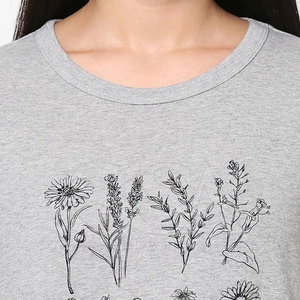 เสื้อยืดสตรีแฟชั่นเป็นมิตรต่อสิ่งแวดล้อมผ้าฝ้ายแท้100% ดีไซน์ทันสมัยแนวลำลองระบายอากาศดีสวมใส่สบาย - Product Image 6