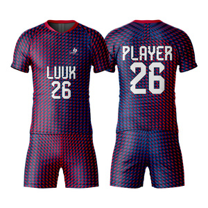 ชุดเสื้อฟุตบอลและกางเกงขาสั้นแบบซับลิเมชั่นสั่งทำพิเศษสำหรับผู้ชาย ชุดกีฬา ระบายเหงื่อได้ดี ระบายอากาศได้ดี เหมาะสำหรับทุกฤดูกาล - Product Image 3