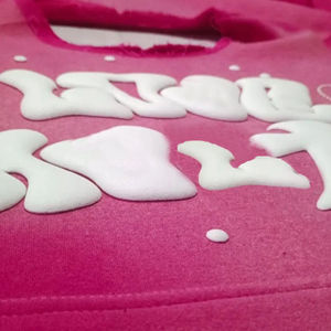 Sweat de jogging décontracté unisexe personnalisé en molleton 100 % polyester avec mousse 3D, respirant, séchage rapide, coupe oversize et bas évasé - Product Image 4