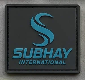 SUBHAY INTERNATIONAL Rectangle Rubber <b>Patch</b> 3D Embossed <b>Sew</b>-<b>On</b> Logo - Product Image 2