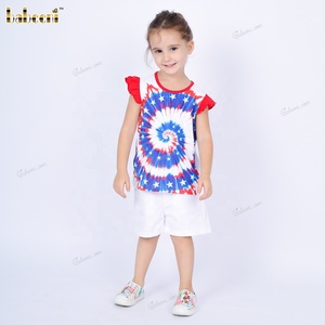 Conjunto de Traje de Baño Patriótico Babeeni para Niños y Niñas, 4 de Julio, Informal, 100% Algodón, Ignífugo, Certificado CPSIA/OEKO-TEX, ODM - Product Image 4