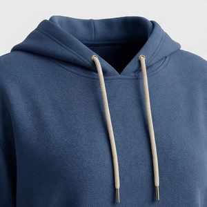 Conjunto de 2 Piezas para Mujer, Sudadera con Capucha y Pantalones Cortos, Color Sólido, Manga Corta, Corte Holgado, Informal, de Algodón, Sudadera y Pantalones Cortos por Encima de la Rodilla, Primavera Verano - Product Image 4