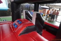 Château gonflable personnalisé Lilytoys en forme de vache laitière, combo de château gonflable pour enfants, fête d'enfants, parc d'attractions