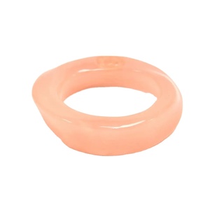 Nuevo Brazalete de Resina Cerámica con Diseño Geométrico y Rayas Azules, Negras y Blancas, Unisex, Clásico, Elegante y Moderno para Mujer - Product Image 6