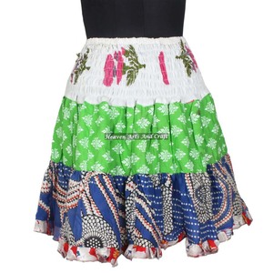 Customized Gypsy <b>Patchwork</b> Mini Rara <b>Skirt</b> Hippy Boho Festival Boho Stylish Multi Color Patch Cotton Mini Sexy <b>Skirt</b> For Summer - Product Image 6