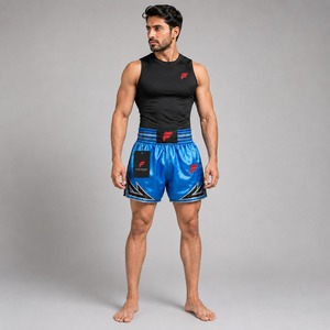 Shorts premium de Muay Thai que brindan una comodidad excepcional, movilidad sin restricciones y una durabilidad confiable para atletas. - Product Image 1