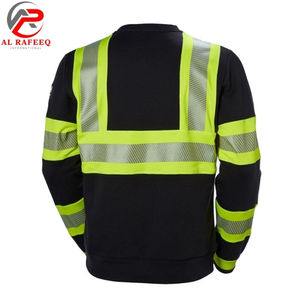 Nouveau design de sweat-shirt pour hommes, vente en gros, col rond, haute visibilité, réfléchissant, sweat-shirt d'hiver pour femmes, polaire, haute visibilité, coupe ajustée - Product Image 6