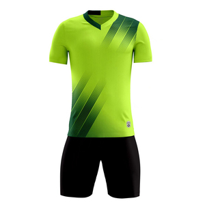 Uniforme de Fútbol para Hombre, Color Azul Coral, Estampado Geométrico, Poliéster que Absorbe la Humedad, Manga Corta, Corte Atlético, para Todas las Temporadas - Product Image 5