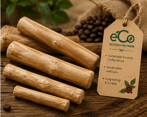 Bâtonnets à mâcher en bois de café Eco2go Vietnam, friandises naturelles pour chiens, sûres et non toxiques, fabriquées au Vietnam - Product Image 1