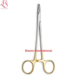 Bisons TC crile ที่วางเข็มไม้เครื่องมือผ่าตัดที่มีความแม่นยำเครื่องมือที่มีเคล็ดลับดีสแตนเลส - Product Image 3