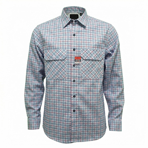 เสื้อเชิ้ตชุดทำงานผ้าฝ้ายทนไฟสำหรับผู้ชาย แขนยาว ป้องกันอันตรายสำหรับงานอุตสาหกรรม - Product Image 3