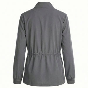 Chaqueta Médica Personalizable y Versátil con Cierre Completo, Cintura Ajustable y Múltiples Bolsillos, Venta al Por Mayor - Product Image 3