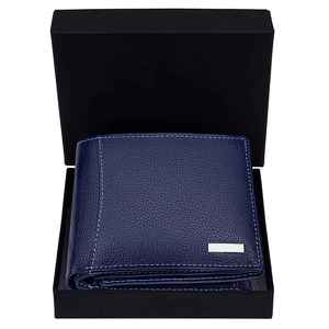 กระเป๋าสตางค์หนังแท้สีดำสำหรับผู้ชาย ดีไซน์หรูหรา ทำมือ ทรงบาง - Product Image 5