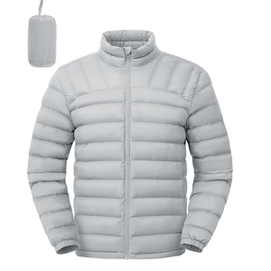 Men's Customizable High Street Style <b>Winter</b> Canvas Puffer <b>Jacket</b> 100% Nylon Hooded Reversible Lightweight <b>Waterproof</b> Windproof - Product Image 5
