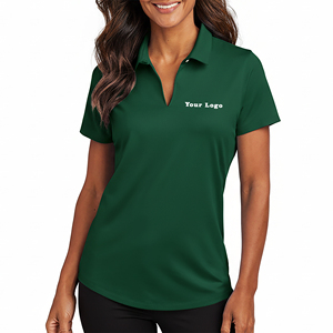 Polo de Golf para Mujer, Color Sólido, Corte Holgado, Transpirable, Ligero, Estilo Clásico Hip Hop, Nueva Llegada 2025 - Product Image 3