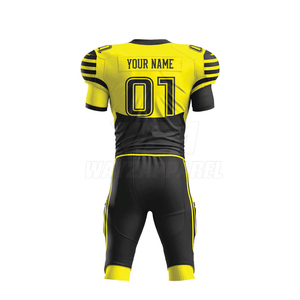 Fournisseur en gros propose des uniformes de football américain à manches courtes grande taille avec étiquette privée, prix direct usine pour l'équipement - Product Image 3