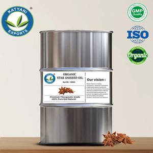 Aceite Esencial de Anís Estrellado Orgánico Aromático (Illicium verum) Destilado al Vapor, Grado Aromaterapéutico y Terapéutico, Exportador en India - Product Image 3