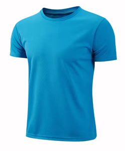 T-shirt de sport multicolore à séchage rapide pour hommes, en polyester respirant, pour la course à pied, la gym, l'entraînement physique, maillot athlétique à manches courtes - Product Image 4
