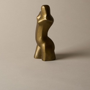 Sculpture Abstract Impressive Brass Aluminum Decorative Metal Art Decor <b>Statue</b> Hotel Metal Art Figurine Home Table Decoration - Product Image 5