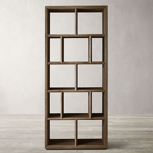 Modern Solid Wood Cubby <b>Shelf</b> Bookcase 5 <b>Shelves</b> <b>Wall</b> Mount Backless Design Easy Install Home Office Apartment <b>Living</b> <b>Room</b> - Product Image 2