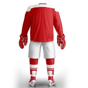 Uniforme de hockey sobre hielo de alta calidad, personalizado, 100% poliéster, para venta en línea. - Product Image 3