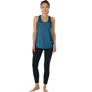 Custom Embroidery Logo High Stretch Crew Neckline Sleeveless Rib Knit Vest Gym Fitness Ribbed Tank <b>Top</b> for Women - Product Image 5