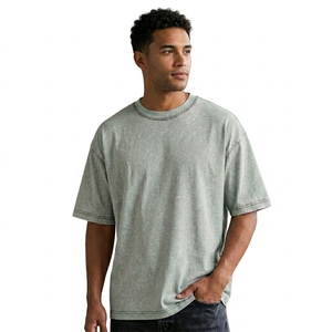 Camiseta de Algodón para Hombre, Cuello Redondo, Manga Corta, Corte Regular, Color Sólido, Ligera, Estampado Serigrafiado, Ecológica, de Secado Rápido - Product Image 3