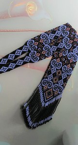 UNIQUE Ukrainian Gerdan Necklace |Chunky|Ethnic |Tribal |<b>Bead</b> Necklace |Unique |African Woman Necklace with earring,for gifted - Product Image 5