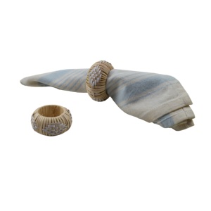 Anillo para Servilletas de Ratán Ecológico, Estilo Playa, para Regalos, Decoración de Mesa de Boda y Accesorios - Product Image 4
