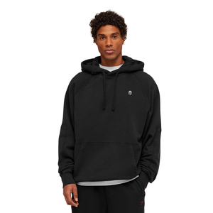 Sudadera con Capucha Negra Premium para Hombre, Corte Holgado, Forro Polar Grueso, Estilo Casual Urbano - Product Image 1