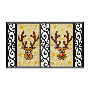 Tapete de coco liso con respaldo de PVC de alta calidad, producto de fibra de coco Natural de 60*90 cm, producto de fibra de coco Natural de diseño liso 100% de la India - Product Image 6