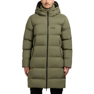 เสื้อโค้ทขนเป็ดผู้ชายแบบซิปเต็มตัว บรรจุภัณฑ์แบบกำหนดเอง มีกระเป๋าหลายช่อง ดีไซน์ตามสั่ง - Product Image 1