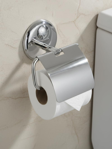 Stainless Steel Wall Mounted <b>Toilet</b> Paper Holder Modern Stainless Steel Wall Mounted <b>Toilet</b> Paper Holder with Cover - Product Image 1