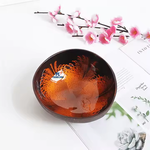 ชามมะพร้าวเคลือบเงาสำหรับตกแต่งบ้านโรงแรมร้านอาหาร - Product Image 1