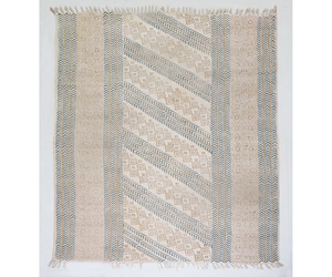Alfombra de Área Tejida a Mano, de Algodón, para Interiores y Exteriores, con Patrón Geométrico Bohemio, Ecológica, Lavable y Antideslizante - Product Image 5