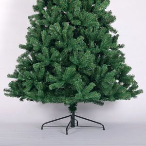 6ft Unlit Green Full Natural Spruce PVC Fir Artificial Christmas Tree with Foldable Metal Stand - Product Image 1