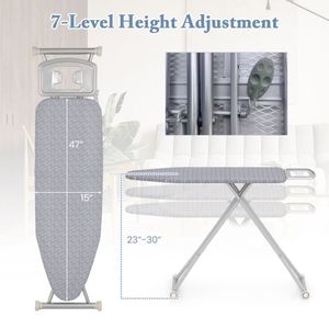 Tabla de planchar de uso doméstico con función conveniente de descanso de hierro - Product Image 5