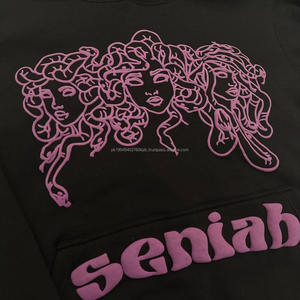 Sweat à capuche en coton polaire unisexe Impression bouffante Sweat à capuche élégant pour les hivers Sweat à capuche thermique en coton très demandé pour hommes - Product Image 4