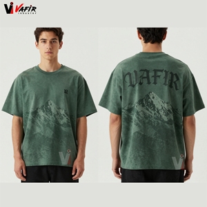 Muestra Gratuita de Camiseta Unisex de Algodón de Corte Regular, Talla Grande para Mujer, 200 Gramos, Gruesa, Ecológica, con Estampado Puff - Product Image 5
