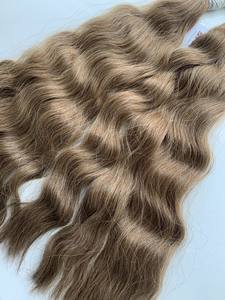 Prix usine Extensions de cheveux en vrac Cheveux vietnamiens Double noyer 100 grammes Toutes les couleurs 16 pouces - Product Image 2