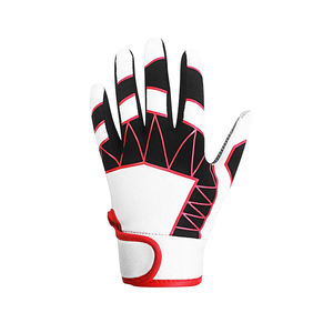 Guantes de Bateo para Mano Izquierda WARPRO INDUSTRY, Negros y Amarillos, Tejido de Poliéster y Algodón, Cierre de Gancho y Bucle, Ligeros y Duraderos - Product Image 4